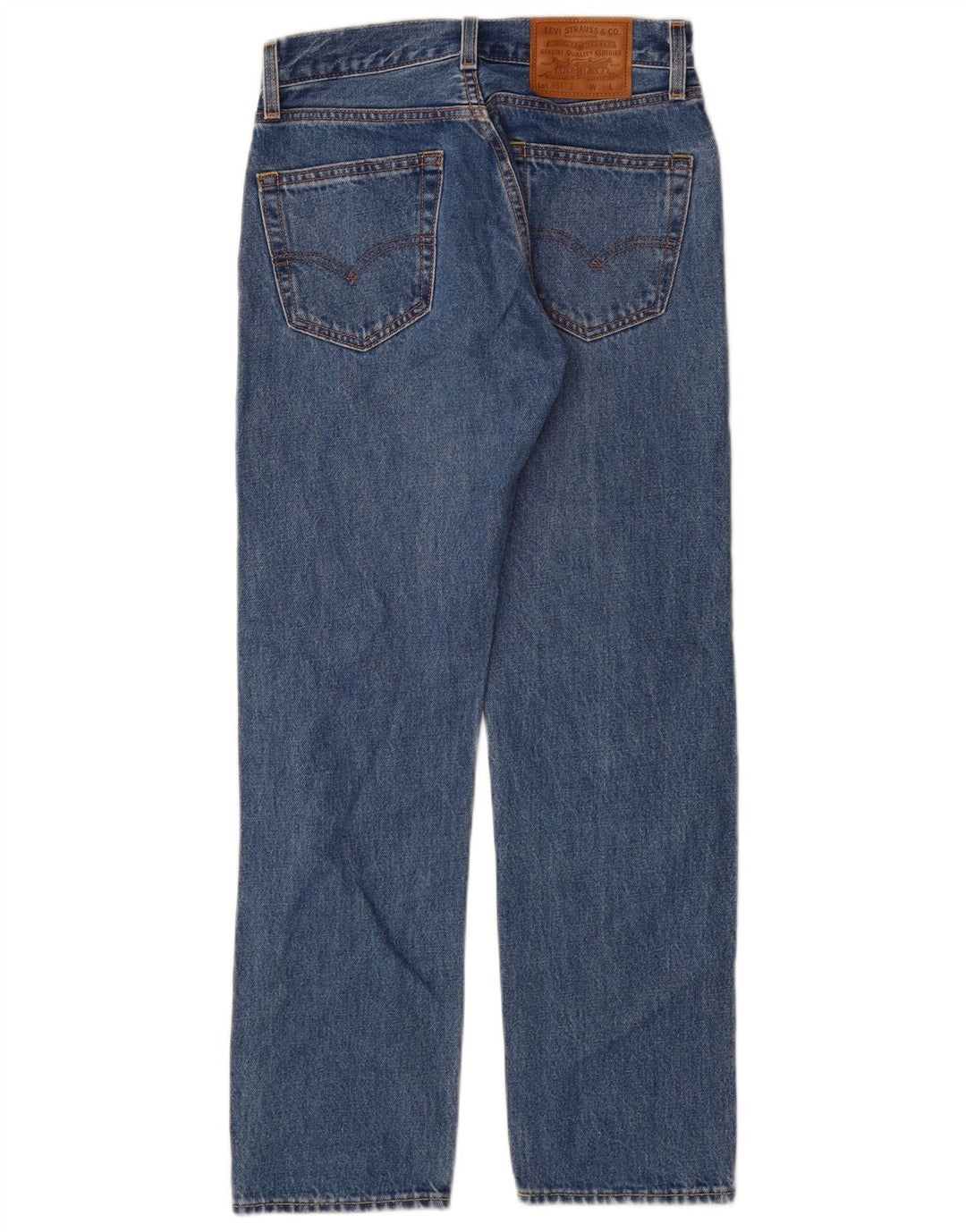 Jeans dritti Levi's 551 da donna W26 L30 cotone blu