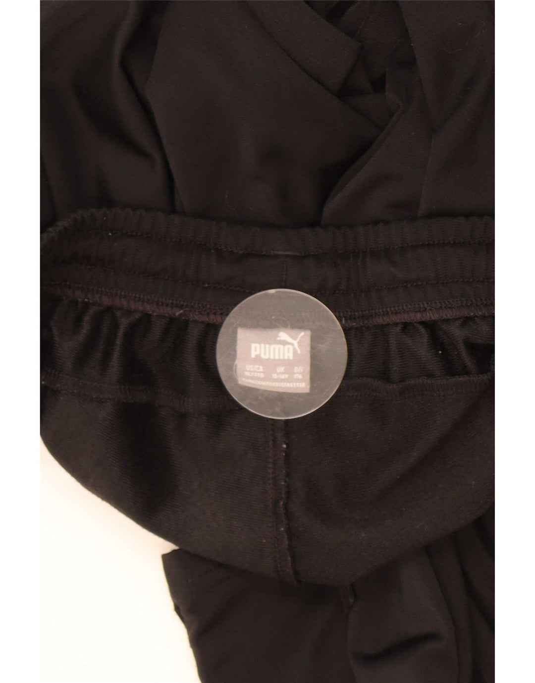 Pantaloni della tuta da ragazzo Puma 15-16 anni in poliestere nero