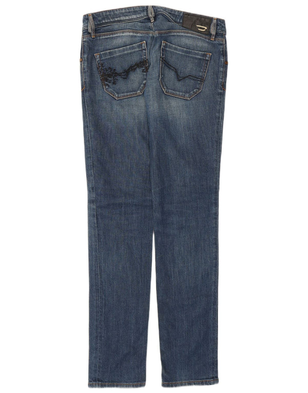 Jeans da donna Diesel Nevy Slim W27 L32 cotone blu