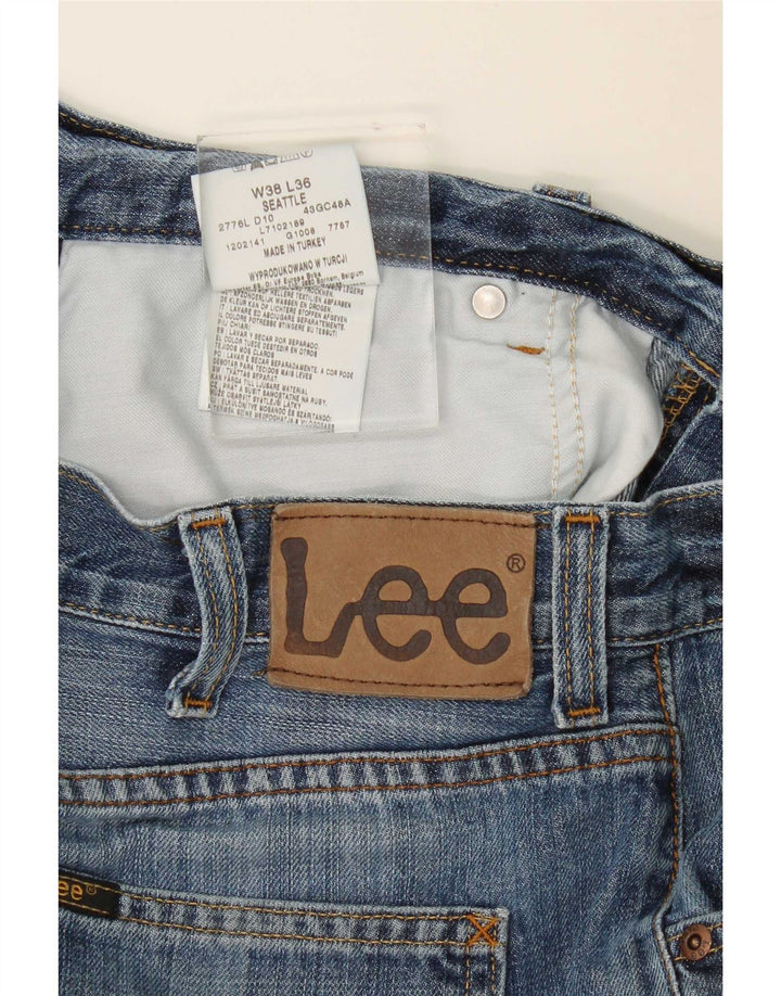 Jeans dritti da uomo Lee Seattle W38 L30 cotone blu