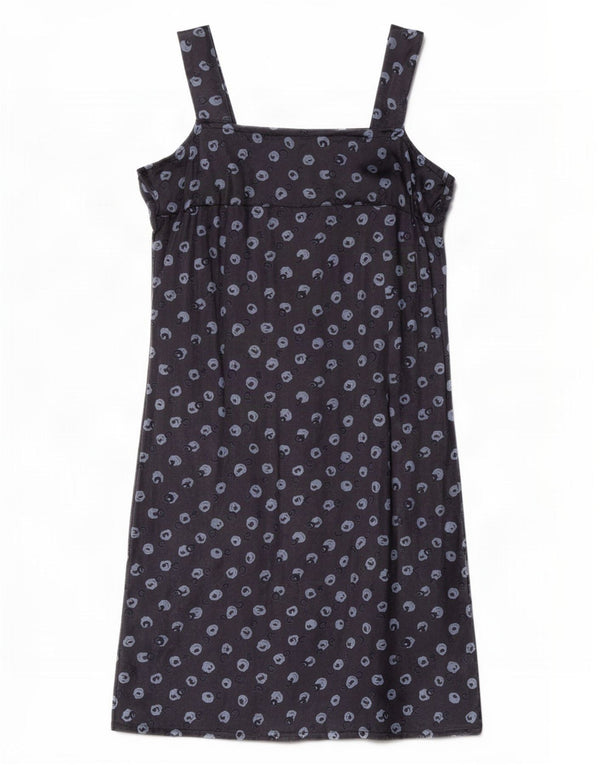 Vestito prendisole modello astratto da donna Benetton UK 6 XS Blu Navy