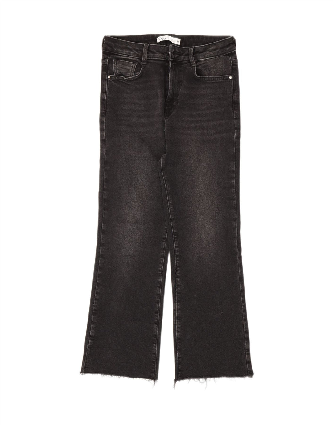 ZARA Womens Bootcut Jeans EU 36 XS W26 L26 Grey Cotton Vintage Zara and Second-Hand Zara from Messina Hembry 