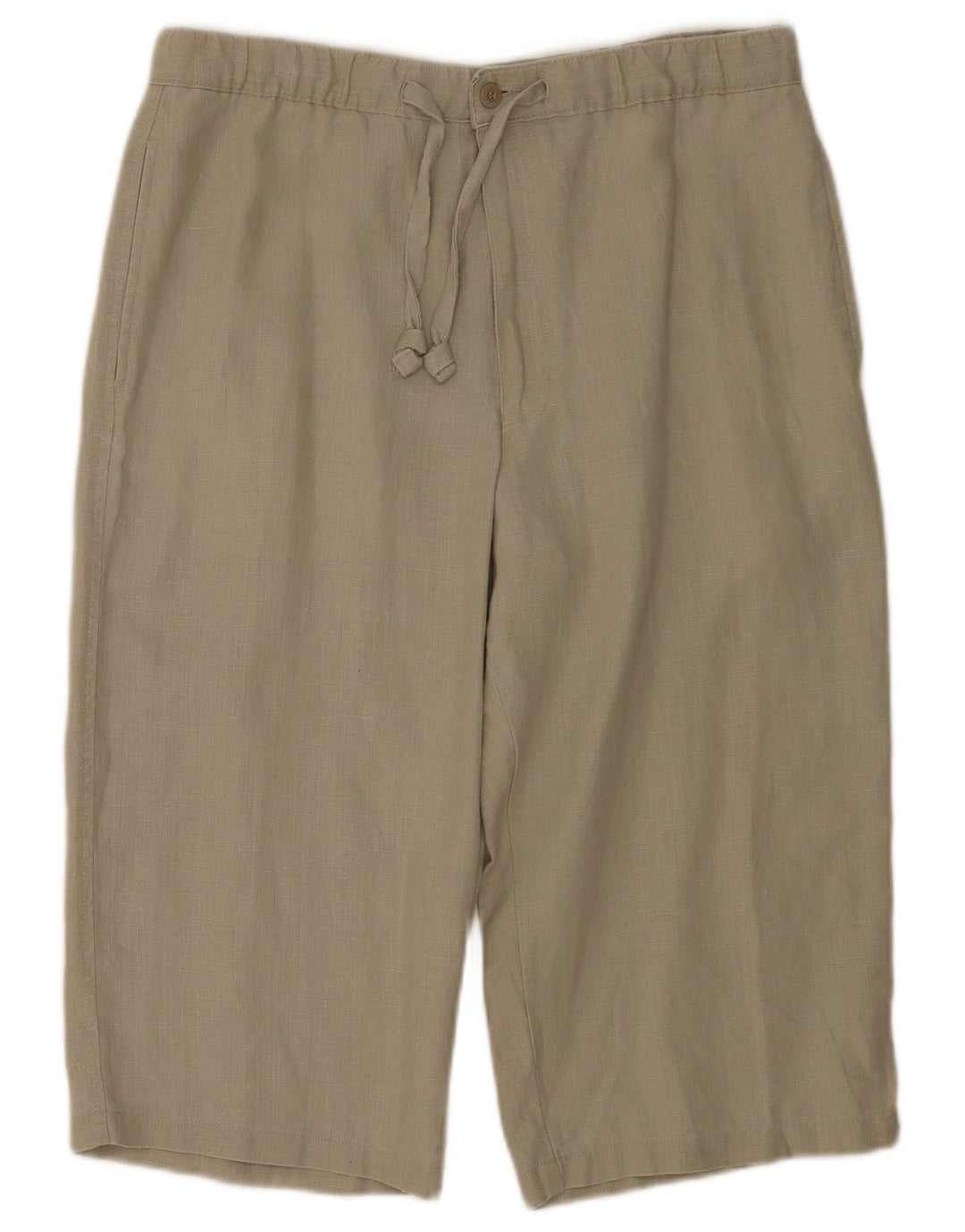Bermuda da uomo Marks & Spencer blu Harbour W34 grande lino beige