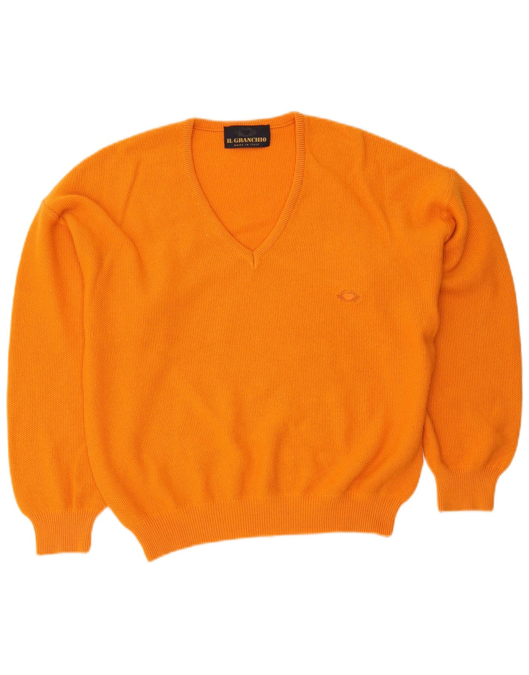 Maglione da uomo con scollo a V Il Granchio Arancione medio