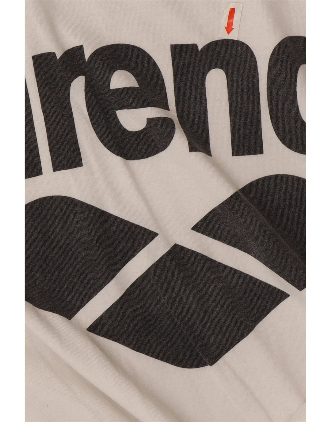 T-shirt grafica da uomo Arena Top in cotone bianco medio