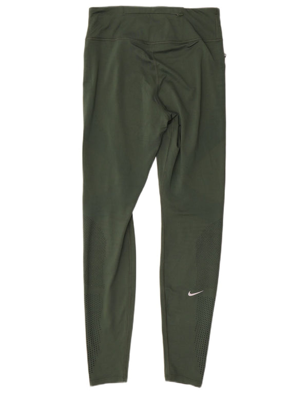 Leggings Nike Dri Fit da donna UK 14 poliestere verde medio