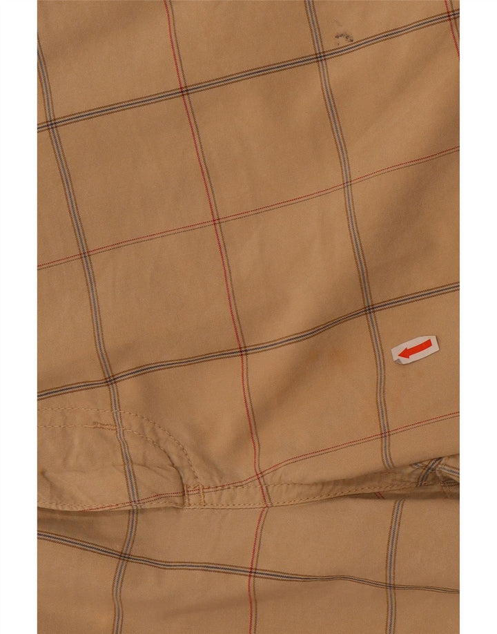 Pantaloncini chino da uomo Converse medi W32 in cotone a quadri beige