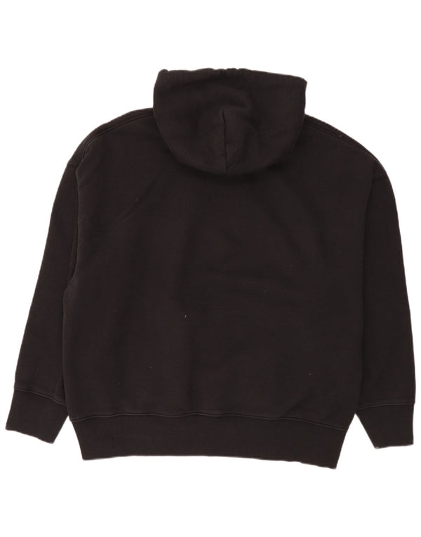 Maglione con cappuccio ampio da uomo Tommy Hilfiger, vestibilità ampia, in cotone nero