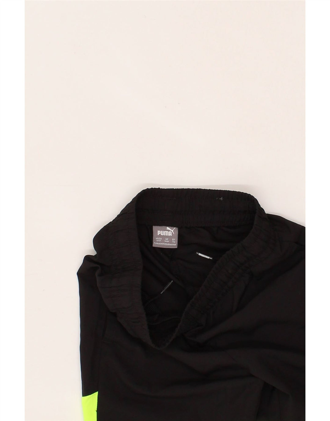 PUMA Boys Sport Shorts 5-6 Years  Black Colourblock Polyester Vintage Puma and Second-Hand Puma from Messina Hembry 