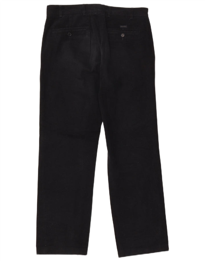 PAUL & SHARK Pantaloni chino da yachting da uomo IT 48 medio W32 L30 neri