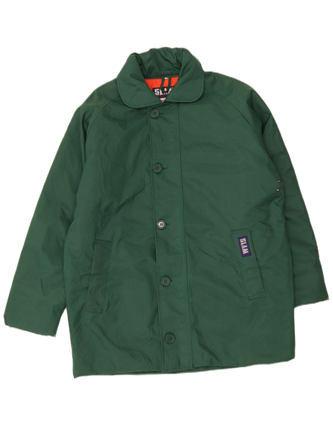 Cappotto imbottito da uomo Slam UK 38 Nylon verde medio