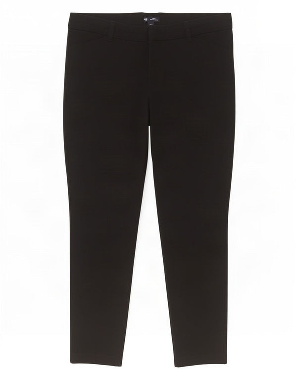 Pantaloni casual slim da donna Gap UK 18 XL W36 L28 cotone nero