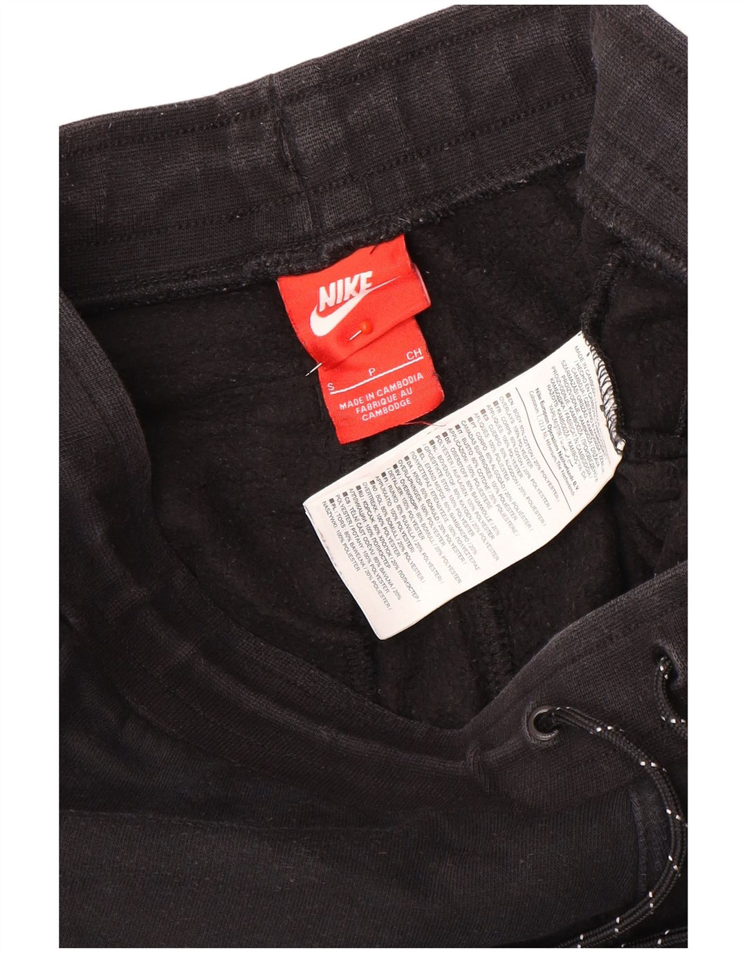 Pantaloni da tuta da uomo Nike Joggers piccoli in cotone nero