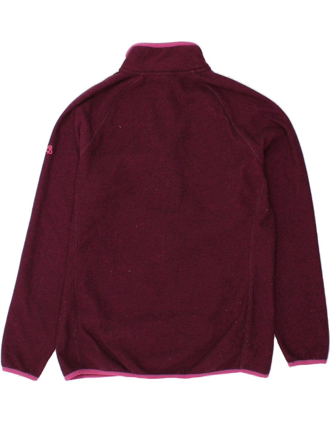 CRAGHOPPERS Womens Tracksuit Top Jacket UK 14 Large Purple Polyester Vintage CRAGHOPPERS and Second-Hand CRAGHOPPERS from Messina Hembry 