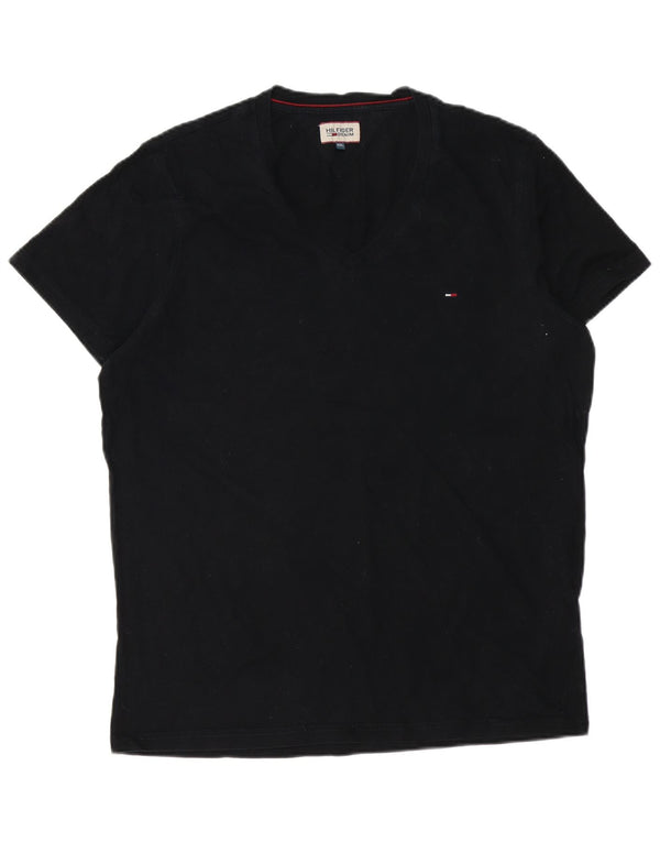 T-shirt da uomo Tommy Hilfiger Top 2XL cotone nero