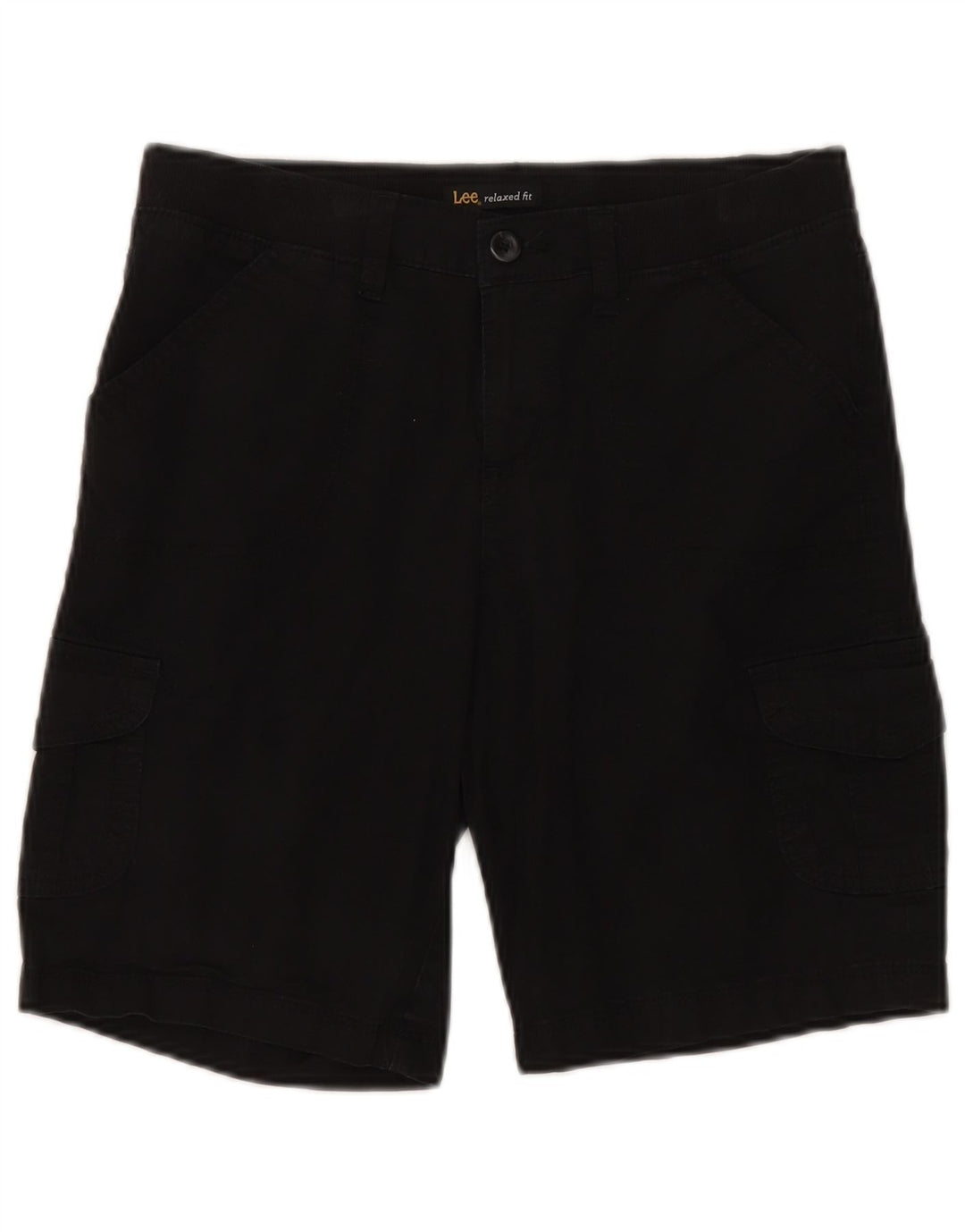 Pantaloncini cargo Lee da donna dalla vestibilità rilassata US 8 medi W30 cotone nero