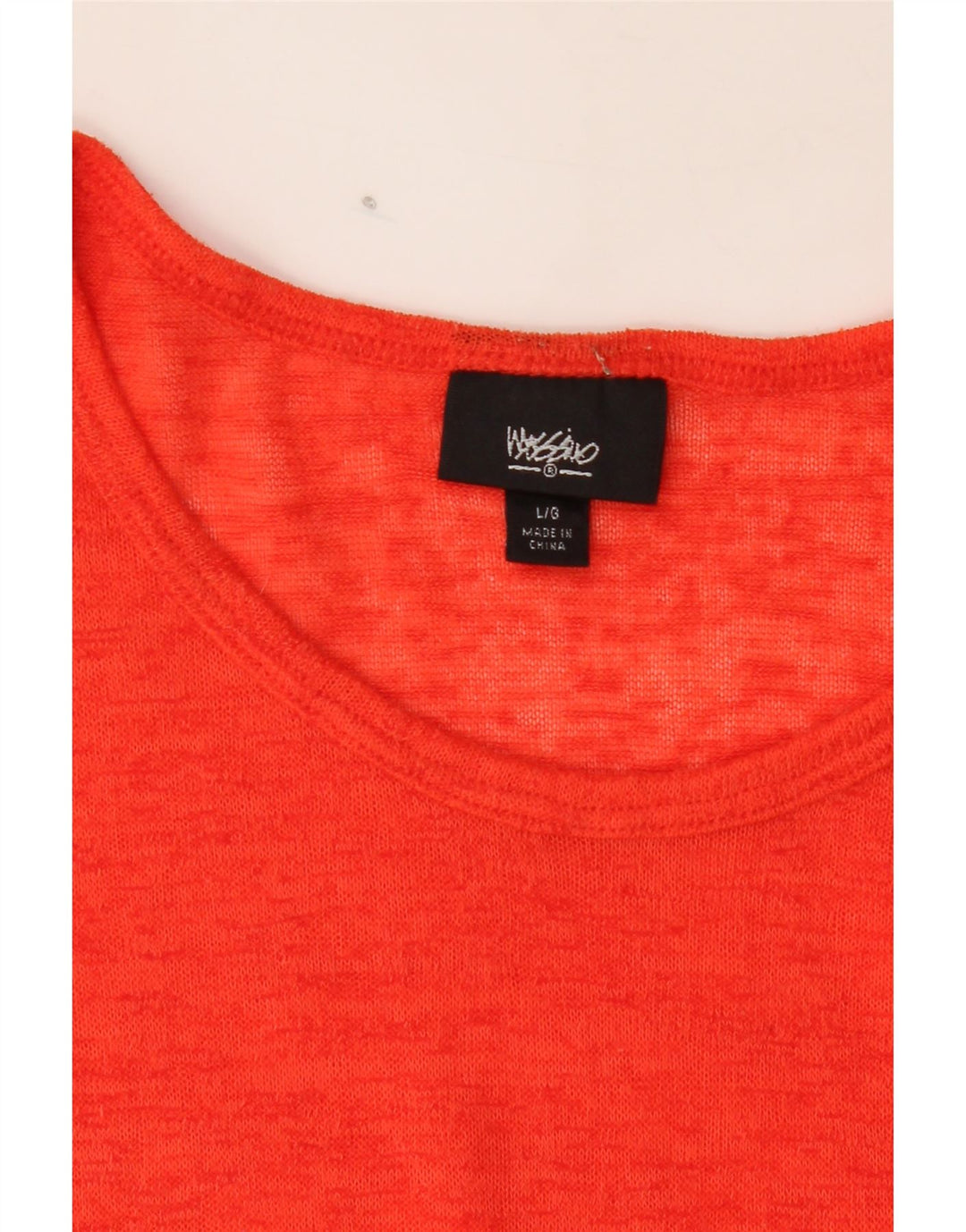 MOSSIMO Womens T-Shirt Top UK 16 Large Red Polyester Vintage Mossimo and Second-Hand Mossimo from Messina Hembry 