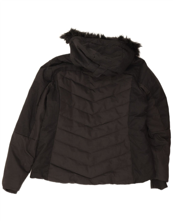 Giacca imbottita con cappuccio da donna Mountain Warehouse UK 20 2XL Poliestere nero