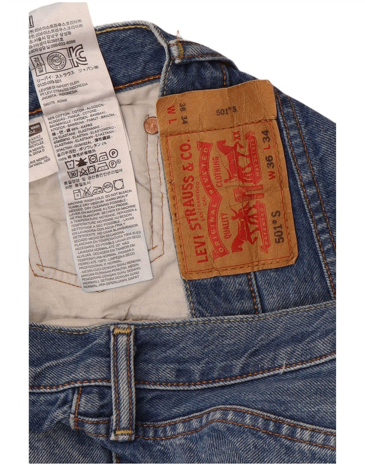 Levi's Uomo 501 Jeans dritti W36 L34 Cotone Blu