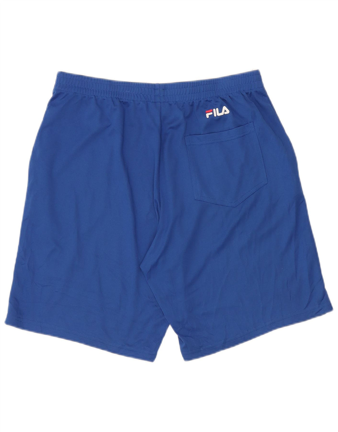 Pantaloncini sportivi grafici da uomo FILA grandi in poliestere blu