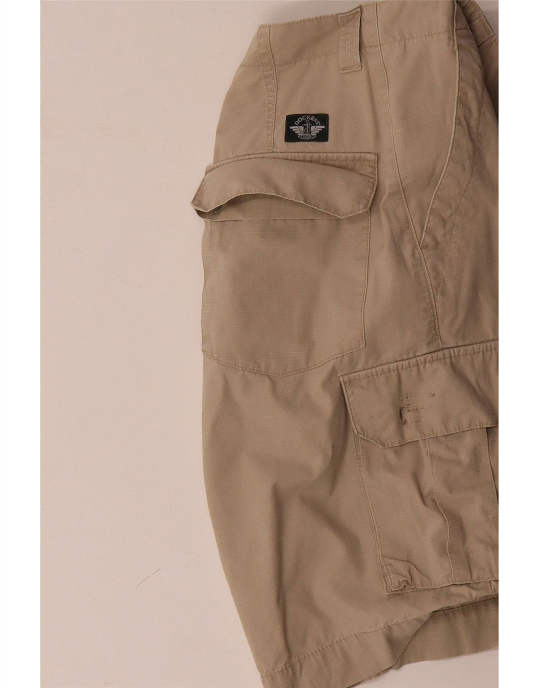 DOCKERS Pantaloncini cargo kaki da donna W33 Beige medio