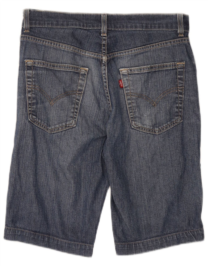 Pantaloncini di jeans da uomo LEVI'S W31 cotone blu medio