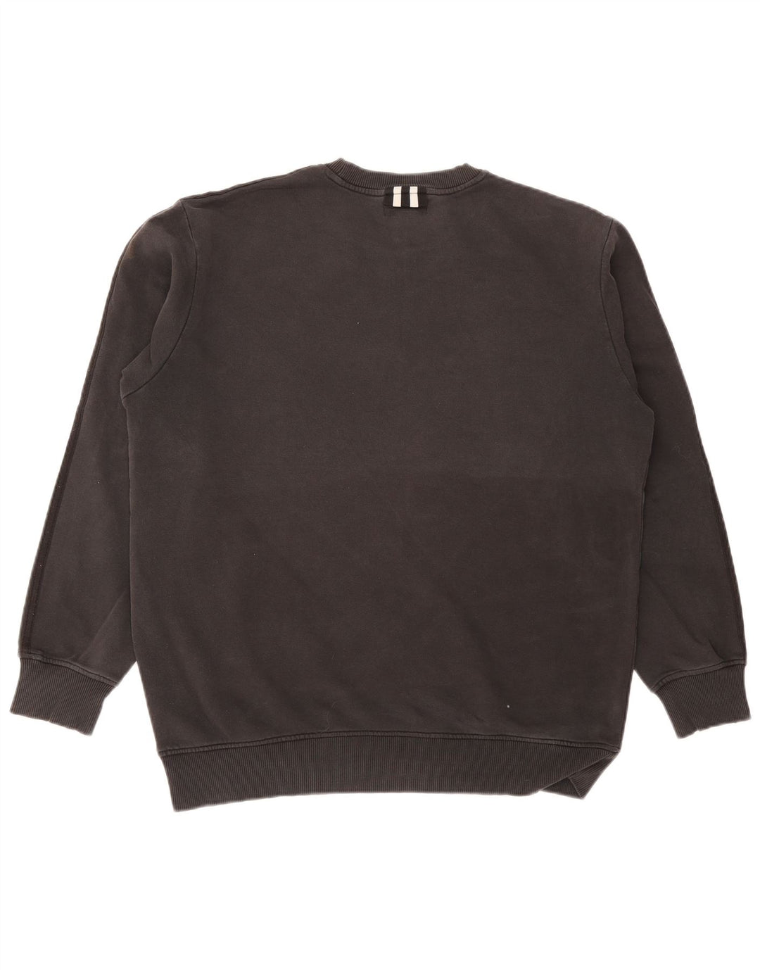 Felpa Adidas Uomo Maglione Grande Cotone Grigio
