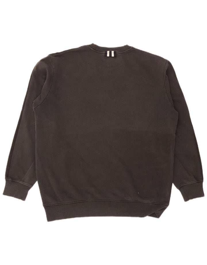 Felpa Adidas Uomo Maglione Grande Cotone Grigio
