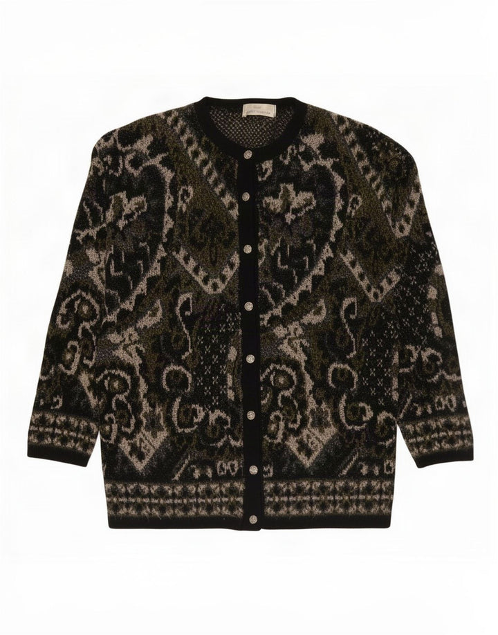 Maglione cardigan Marks & Spencer da donna St. Michael UK 12 medio cachi