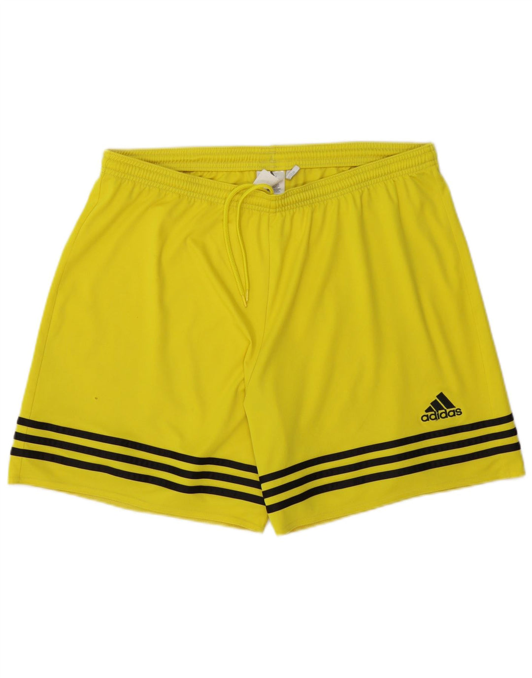Pantaloncini sportivi Adidas Climalite da uomo di grandi dimensioni in poliestere giallo