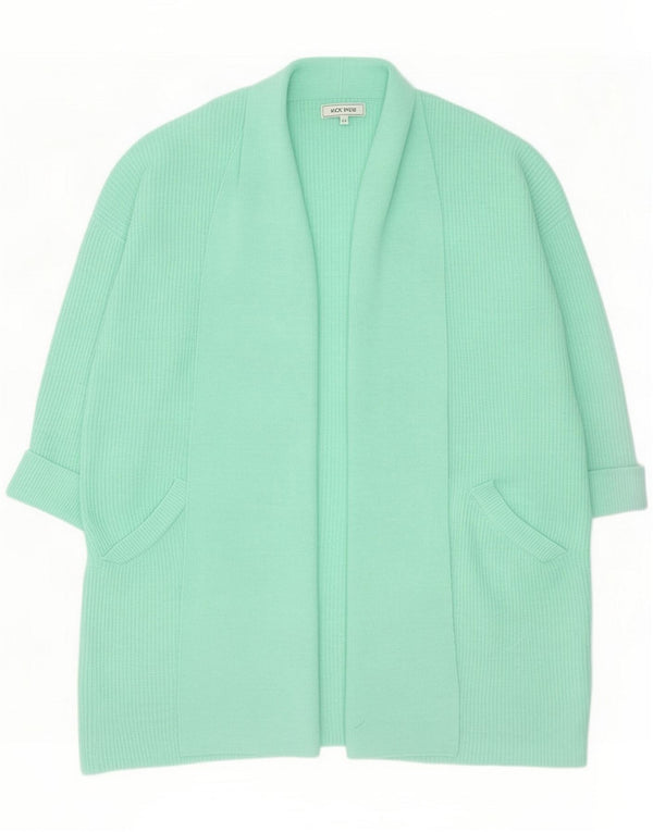Jack Wills Maglione cardigan lungo oversize da donna UK 12 Verde medio