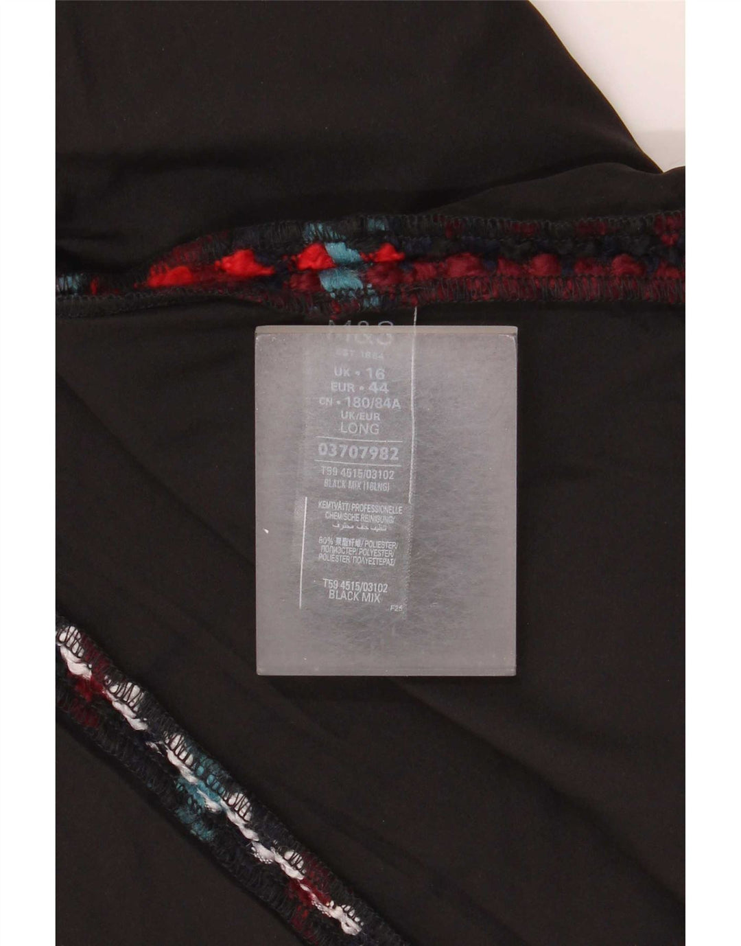 Minigonna da donna Marks & Spencer UK 16 grande W34 a quadri multicolore