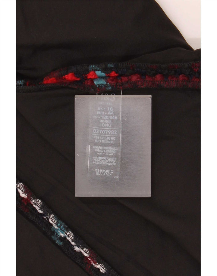 Minigonna da donna Marks & Spencer UK 16 grande W34 a quadri multicolore