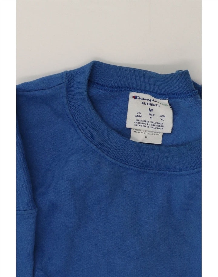 Felpa da uomo Champion in cotone blu medio