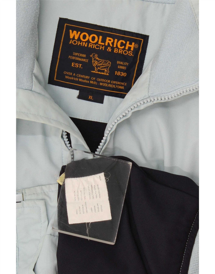 Giubbotto bomber da uomo Woolrich UK 42 XL nylon blu