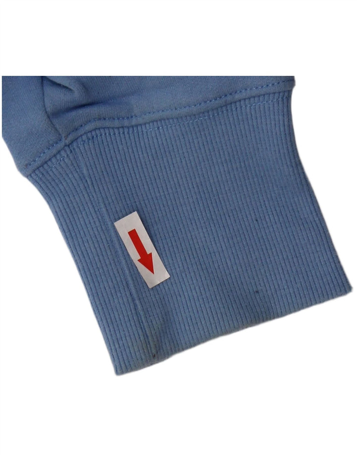 Maglione con cappuccio grafico da uomo Champion Blu medio