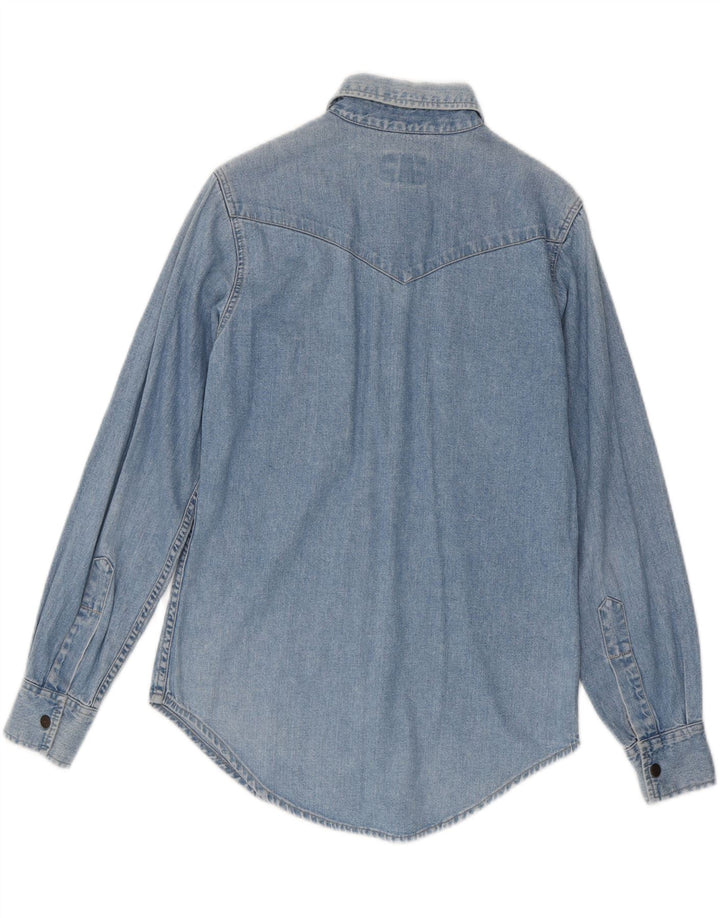 Camicia in denim da uomo Big Star piccola in cotone blu