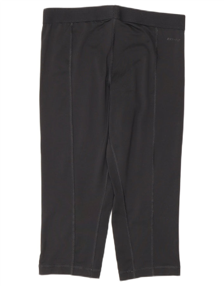 Leggings Capri da donna Nike UK 12 medio nero