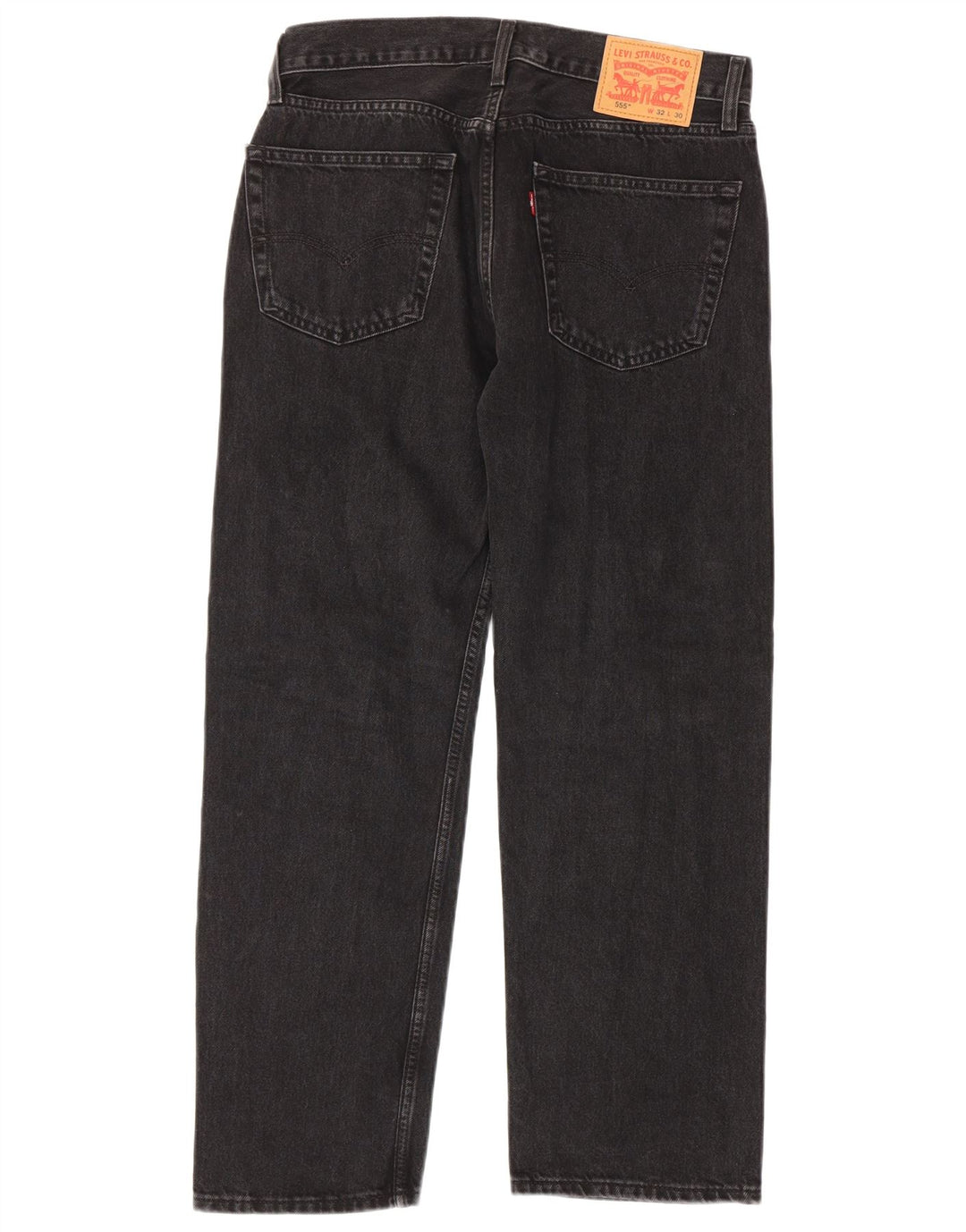 Levi's Uomo 555 Jeans dritti W32 L30 Cotone Nero
