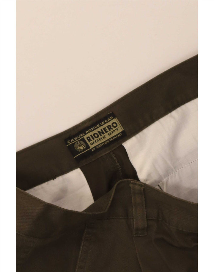 Pantaloncini cargo Rionero da uomo di Santostefano W32 verde medio
