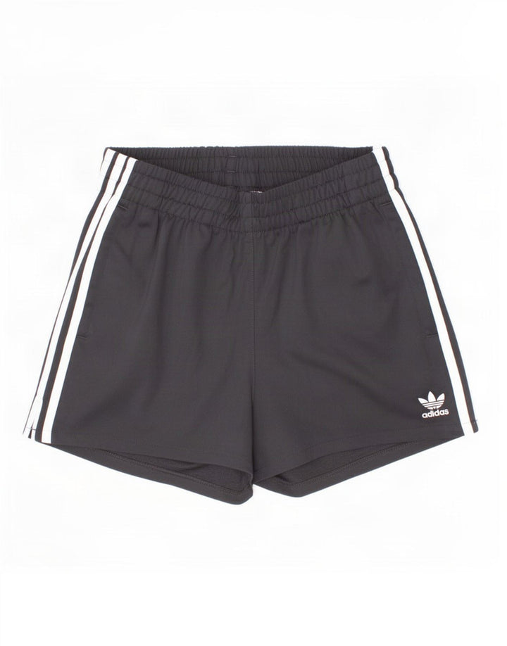 Pantaloncini sportivi da donna Adidas UK 8 Small poliestere nero