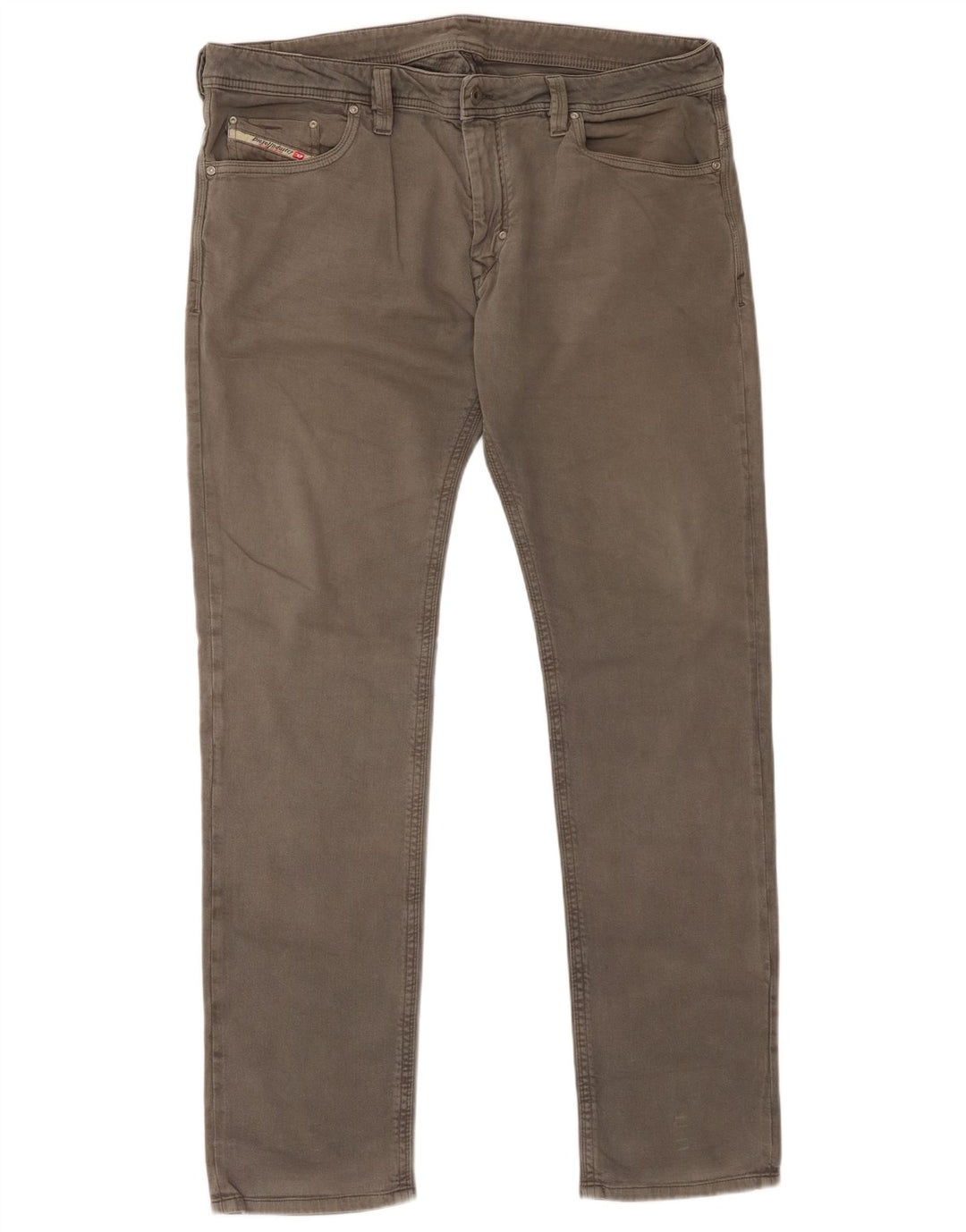 Pantaloni casual dritti da uomo Diesel W38 L34 cotone grigio