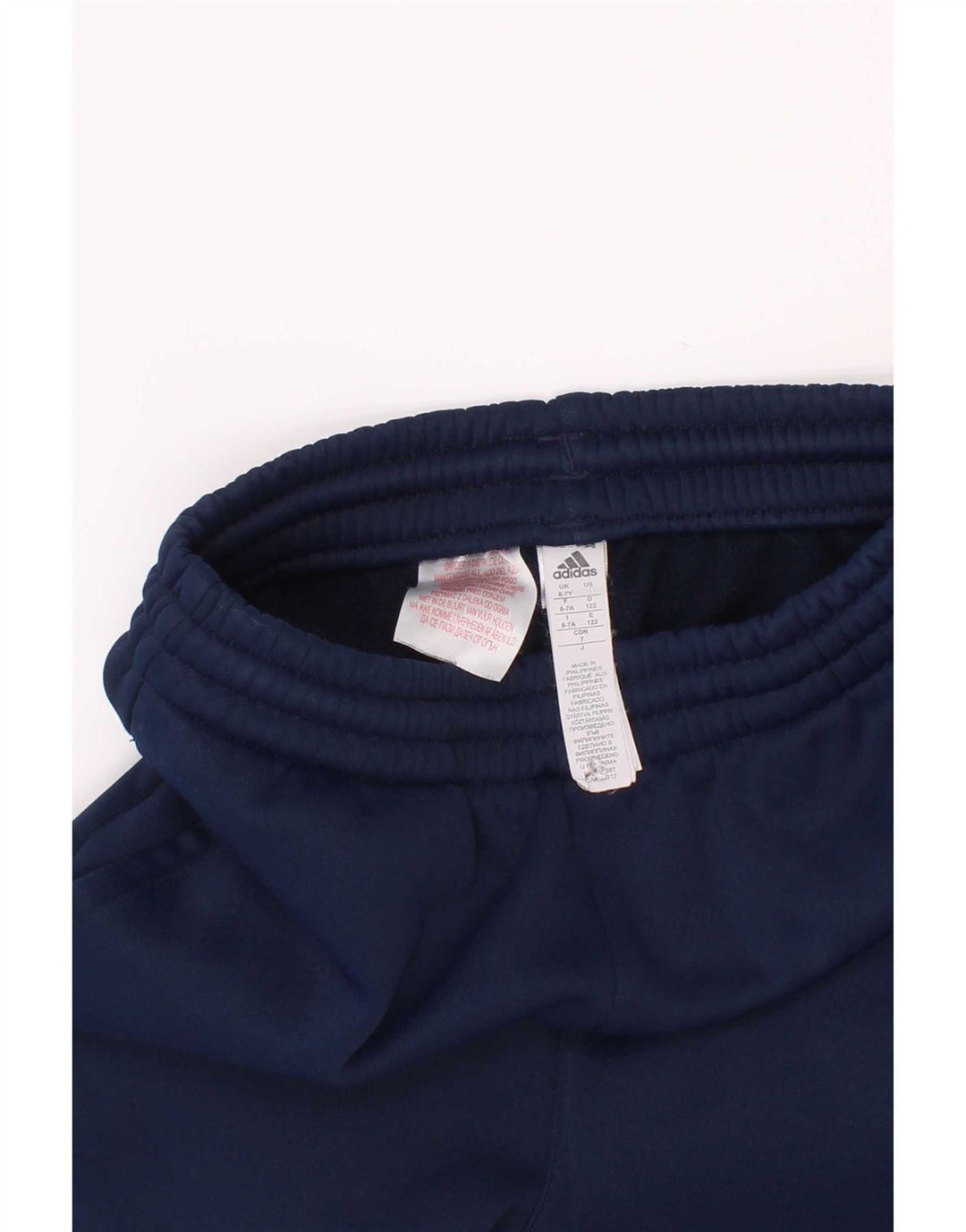 Pantaloni da tuta da ragazzo Adidas Joggers 6-7 anni in poliestere blu navy