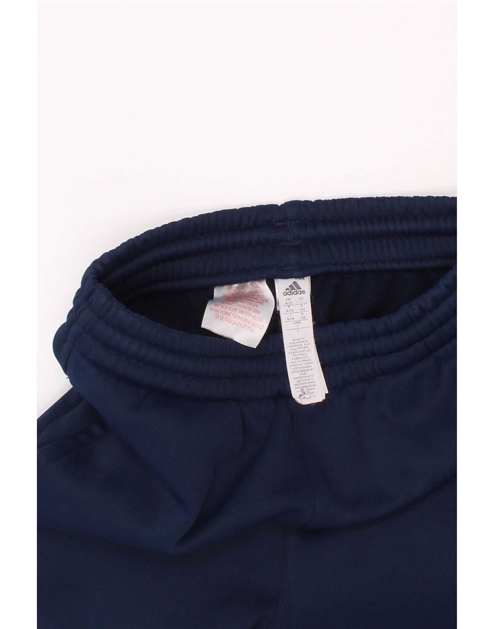 Pantaloni da tuta da ragazzo Adidas Joggers 6-7 anni in poliestere blu navy