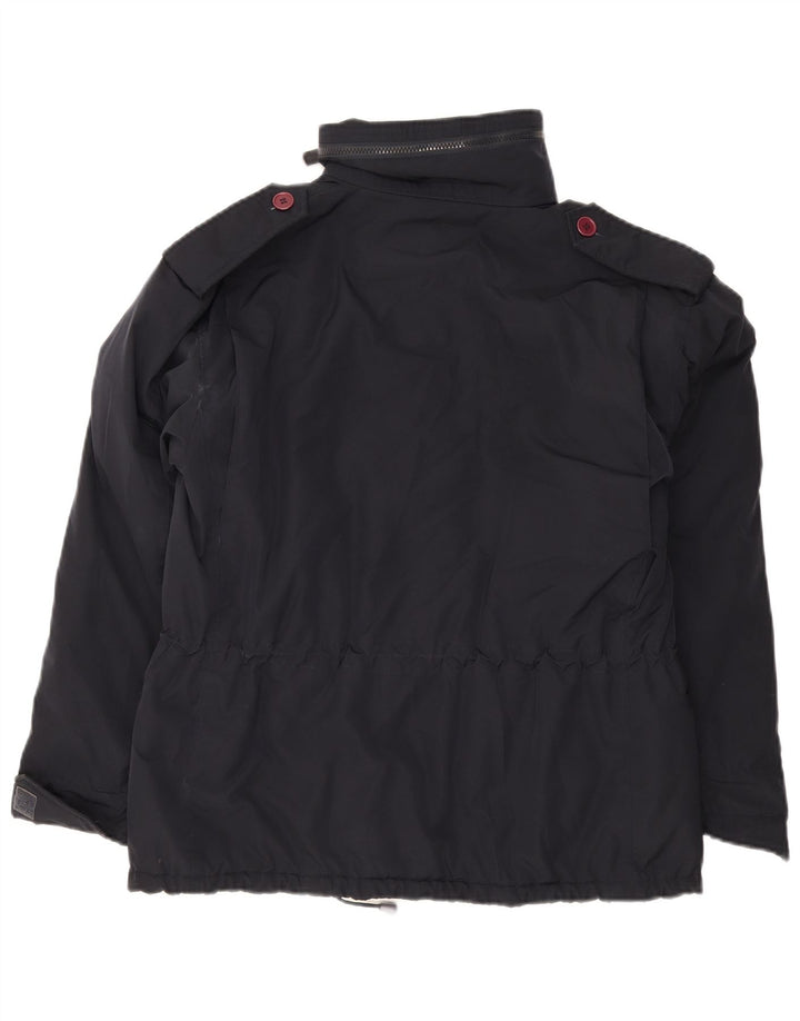 Giacca imbottita militare da uomo Alberto Aspesi UK 36 piccola nera