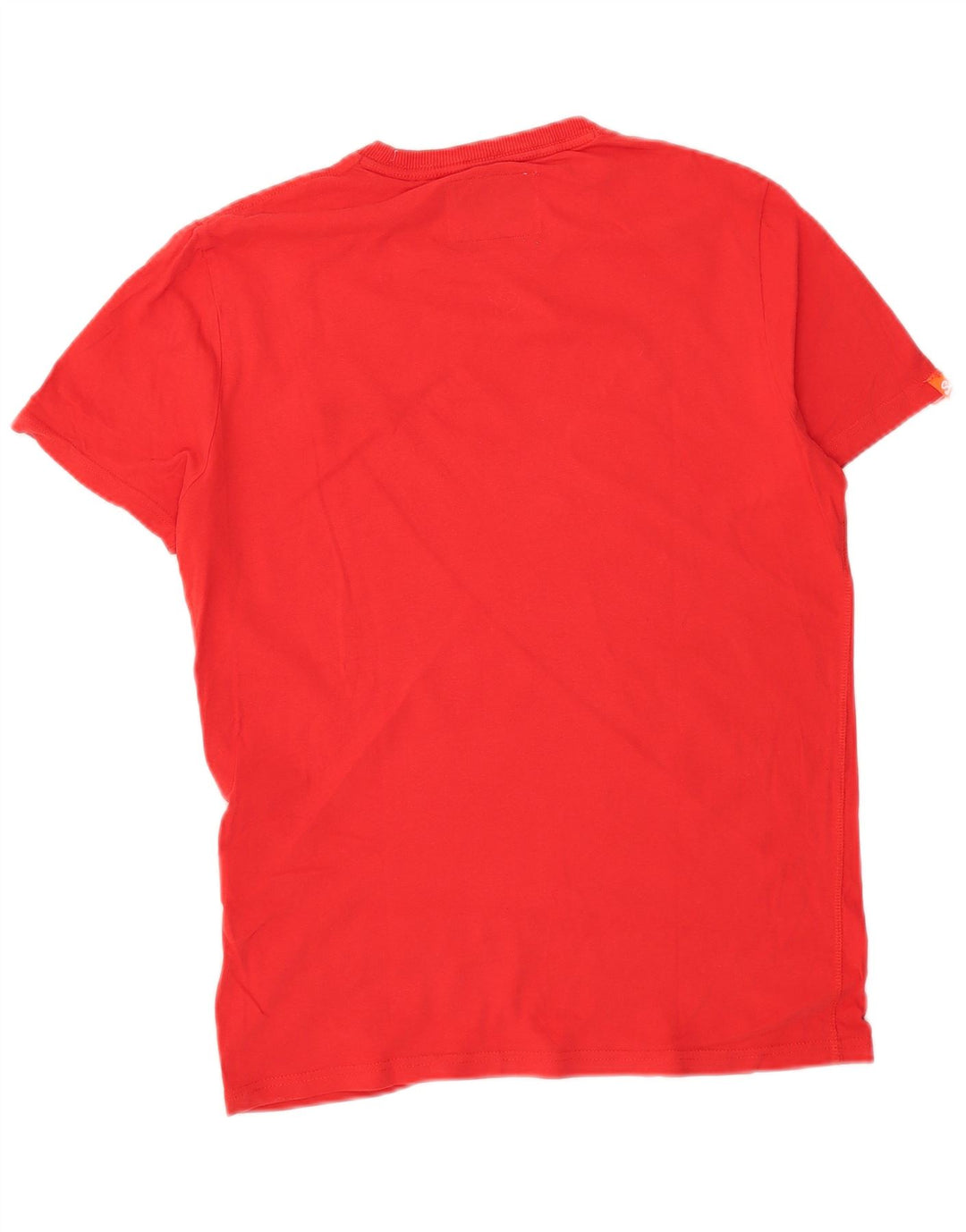 T-shirt da uomo Superdry Top rosso medio in cotone