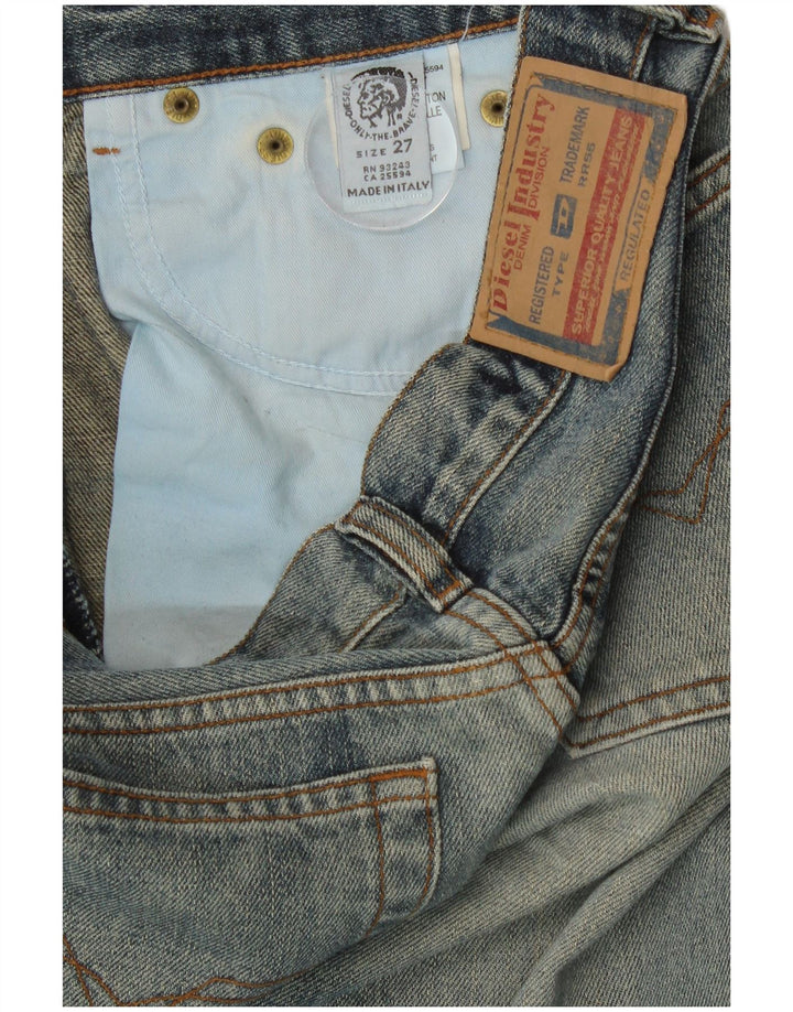 Jeans dritti da donna Diesel W27 L31 cotone blu