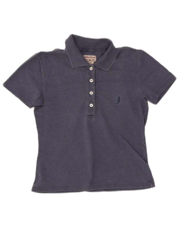 Polo da donna Marlboro Classics UK 18 XL cotone blu navy