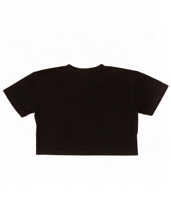 T-shirt grafica oversize corta da donna Champion Top UK 10 piccola nera