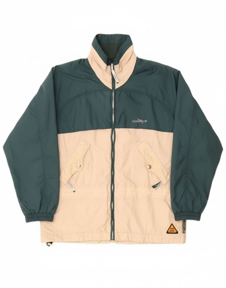 Giacca a vento grafica da uomo Chervo UK 36 Small Green Colourblock